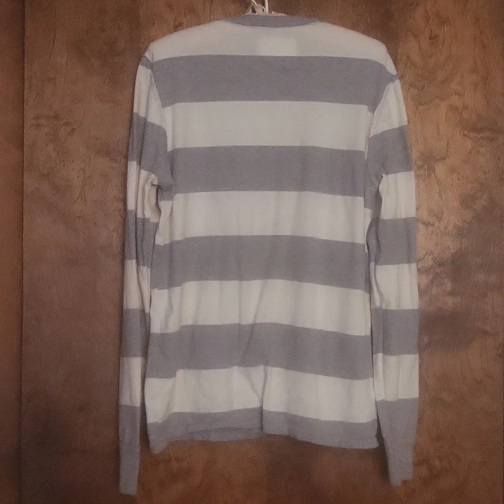 Aeropostale Striped Long Sleeve Shirt M - Picture 2 of 4
